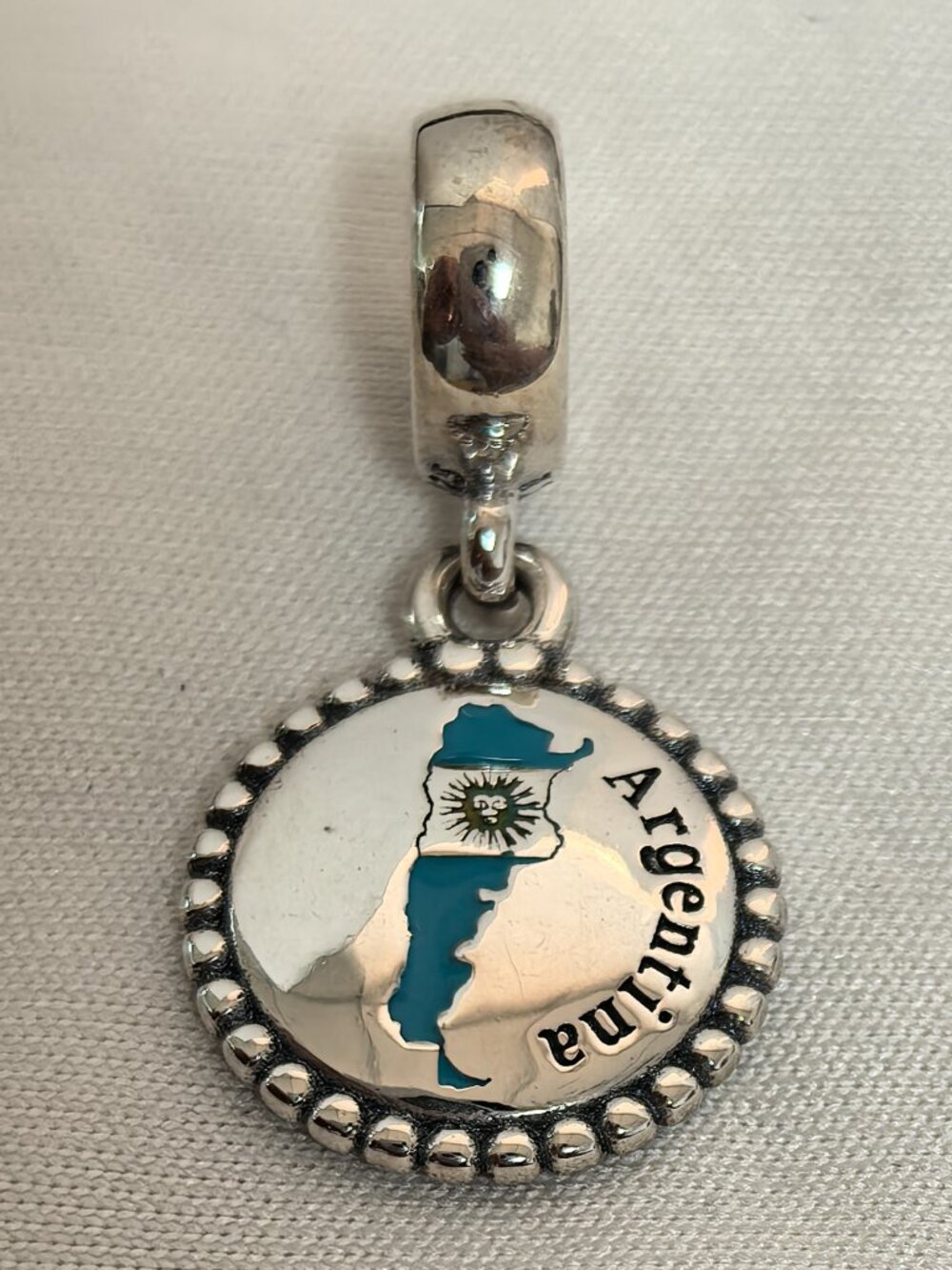 Pandora Argentina Exclusive Dangle Charm Pendant, S925 Silver Jewelry